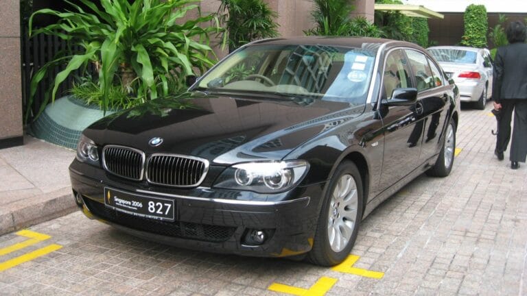 BMW 7 series (Official car for Singapore 2006)