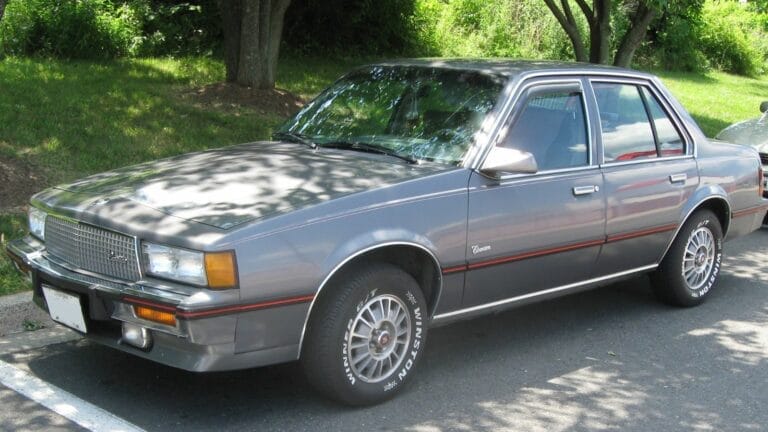1985-1988 Cadillac Cimarron 2.8 photographed in Gaithersburg, Maryland, USA.