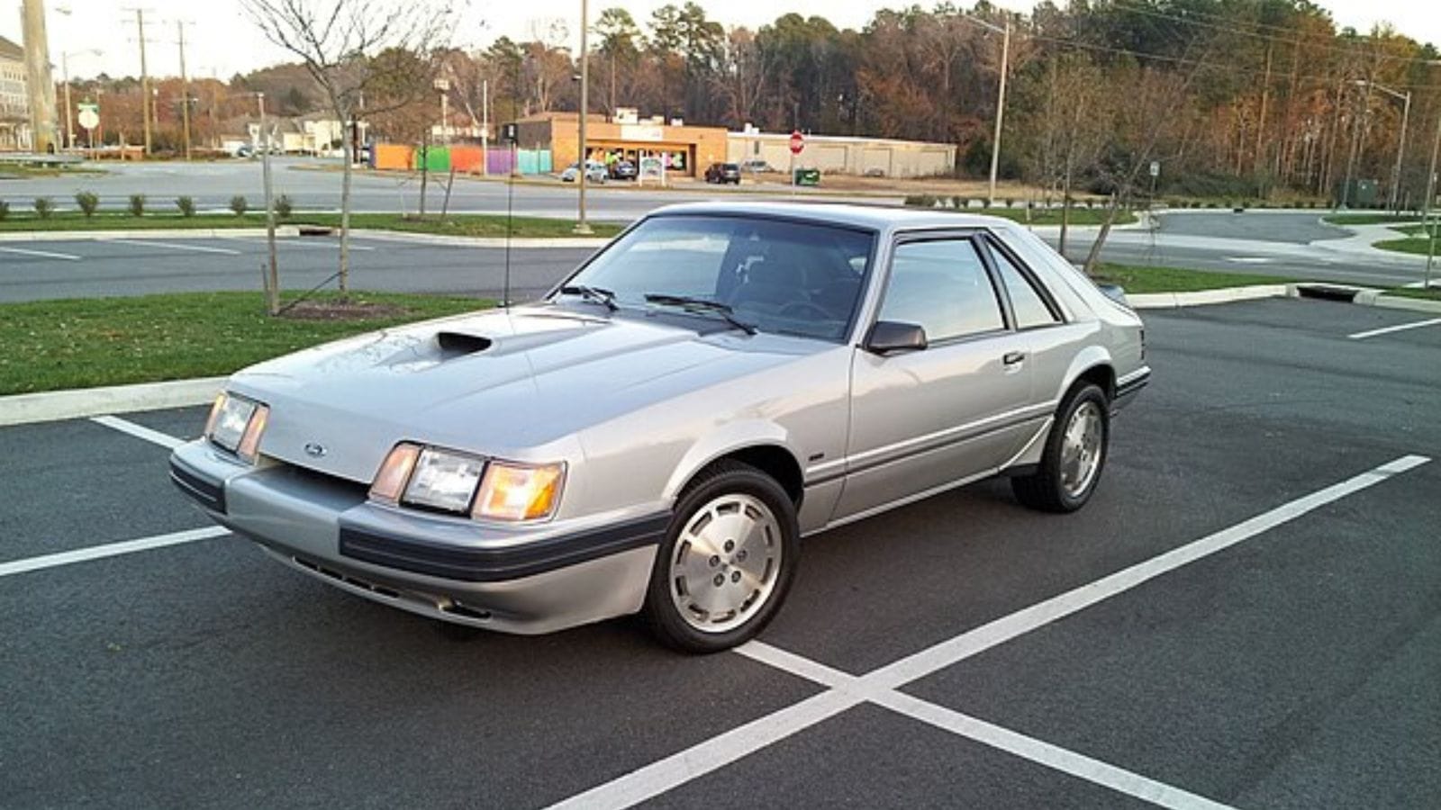 1986 Mustang SVO gray