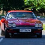 1989 red Jaguar XJS