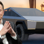 Elon with Cybertruck