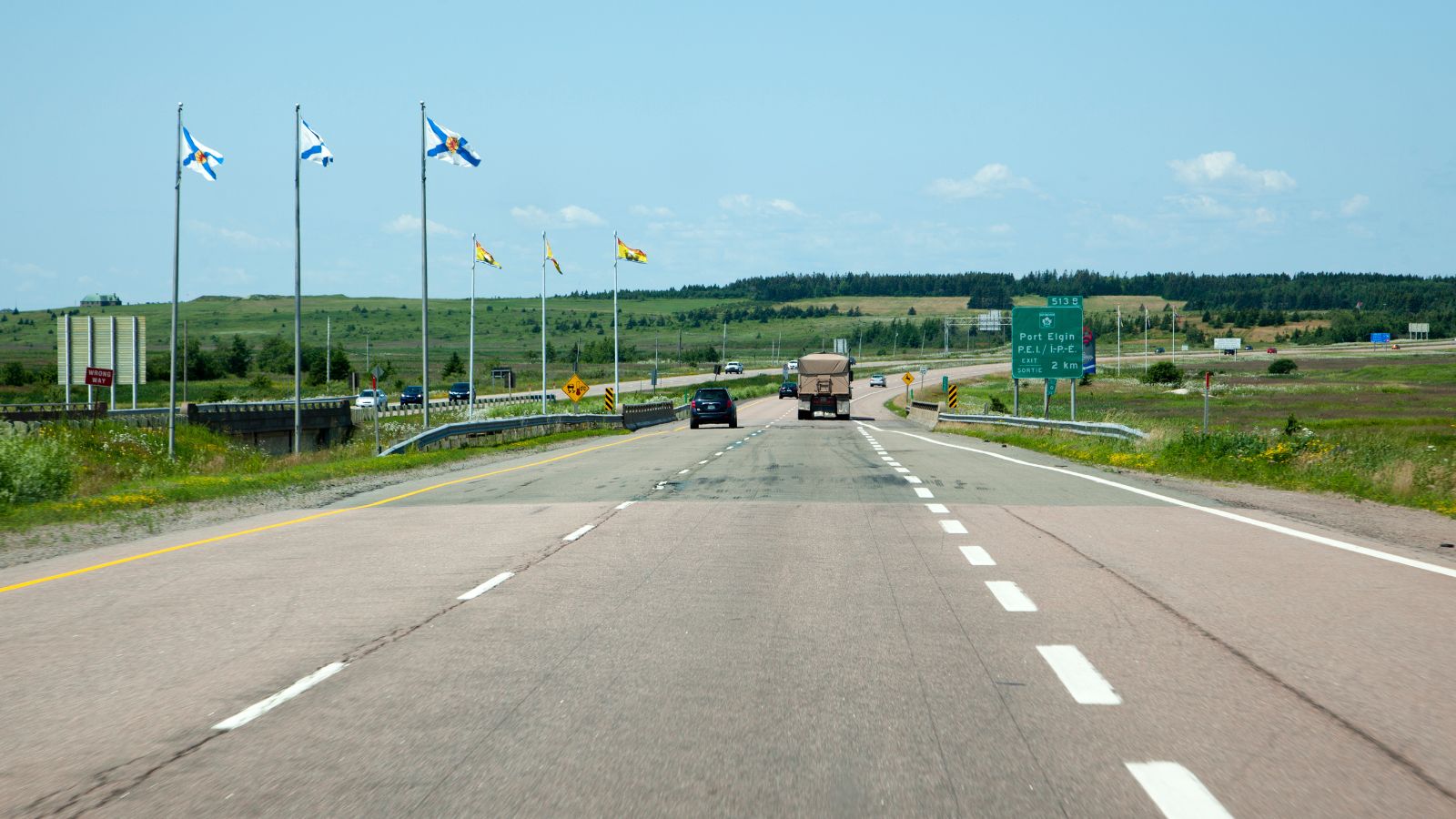 Highway 104 in Nova Scotia