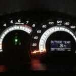 RPM meter, speed meter, fuel
