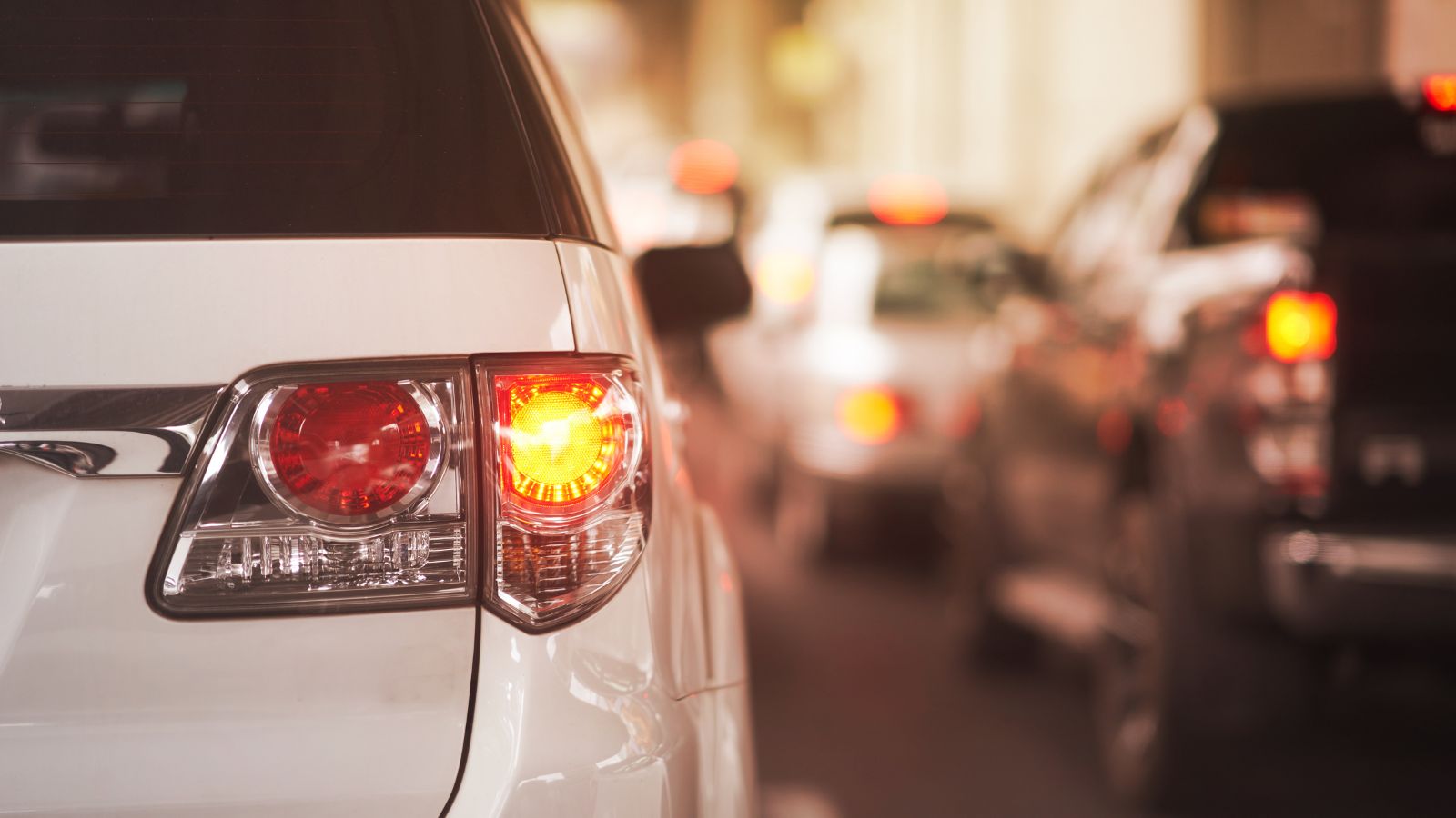 Rear lamp signals for turn of car on street