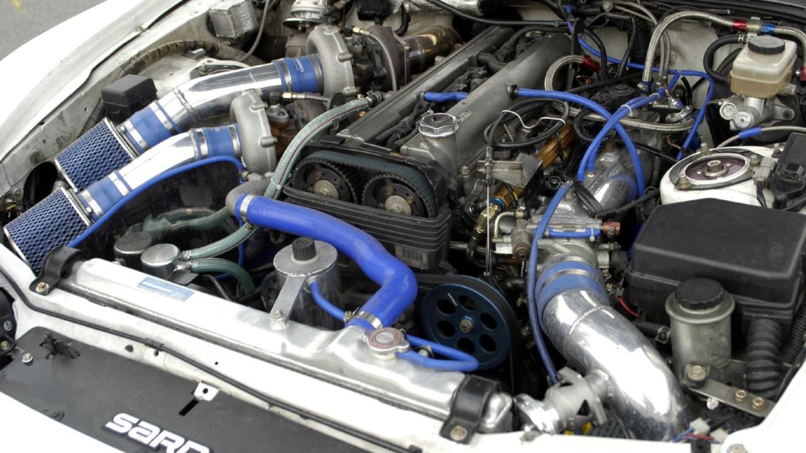 Tuned 2JZ-GTE engine