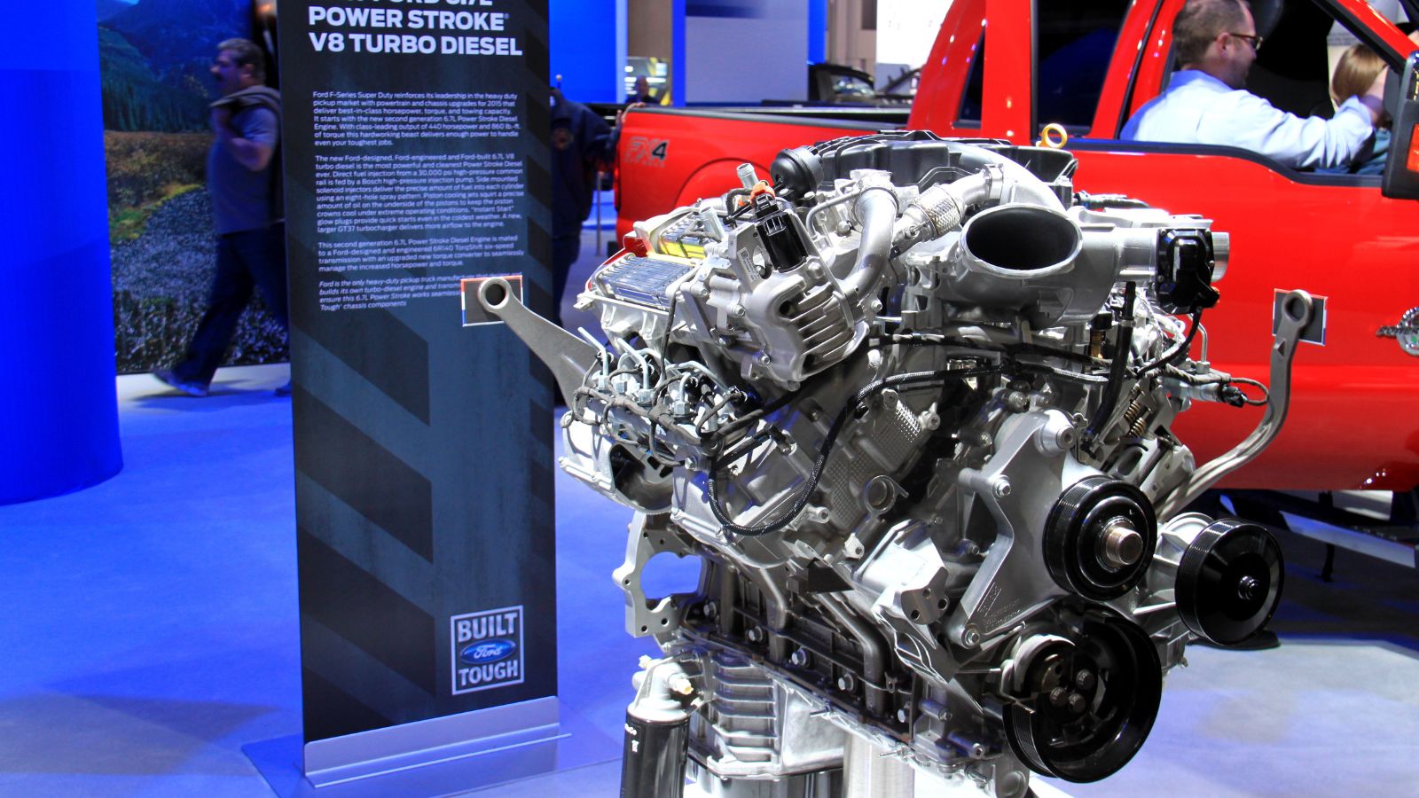 V8 turbo diesel engine