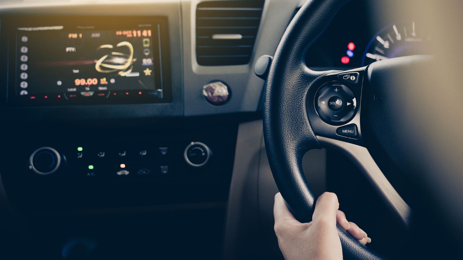 car air conditioning and radio system