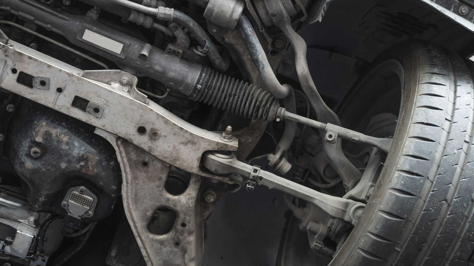 car front suspension system components