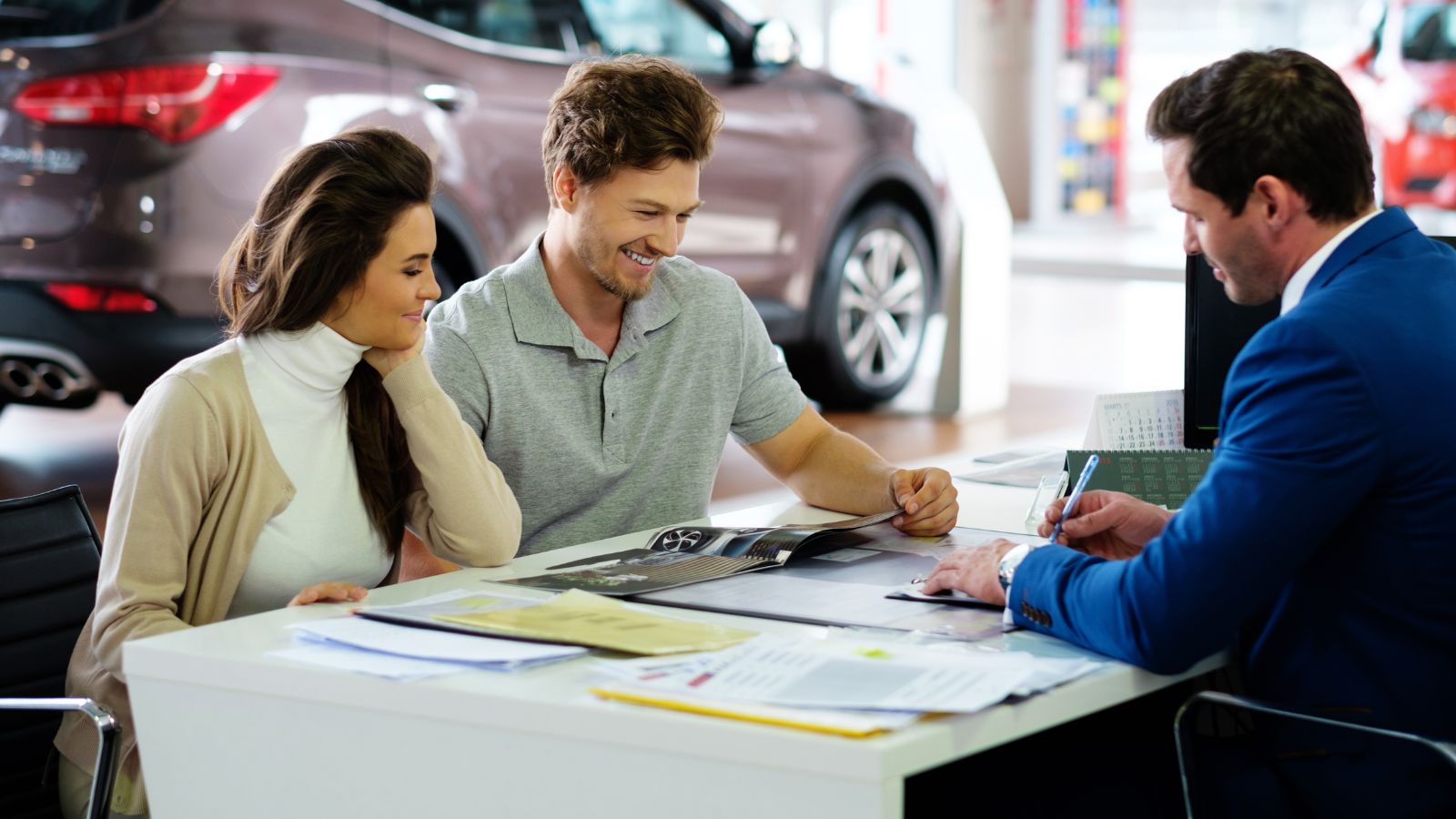 dealership showroom