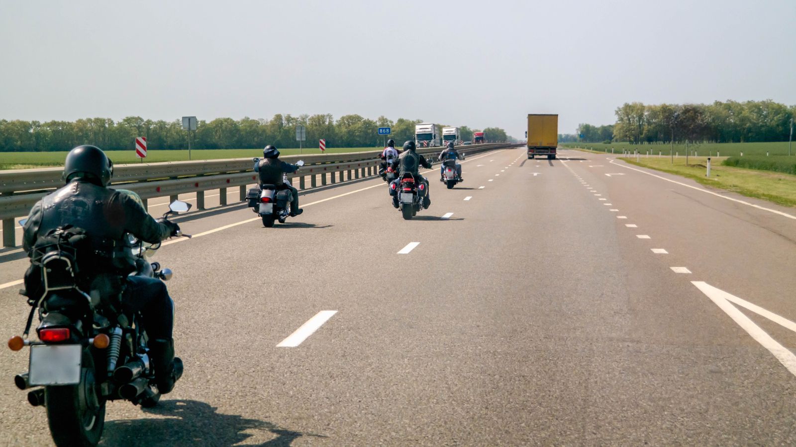 group of bikers