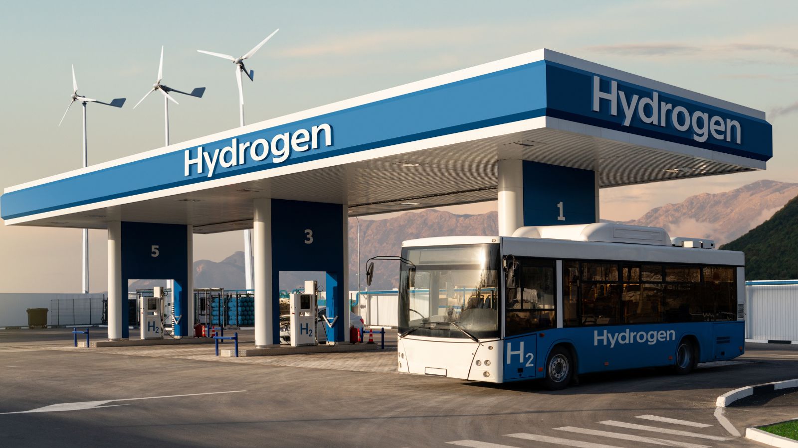 hydrogen filling station.