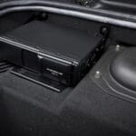 sche 911 Turbo Coupe X50 2003 parked showing the cd disc changer
