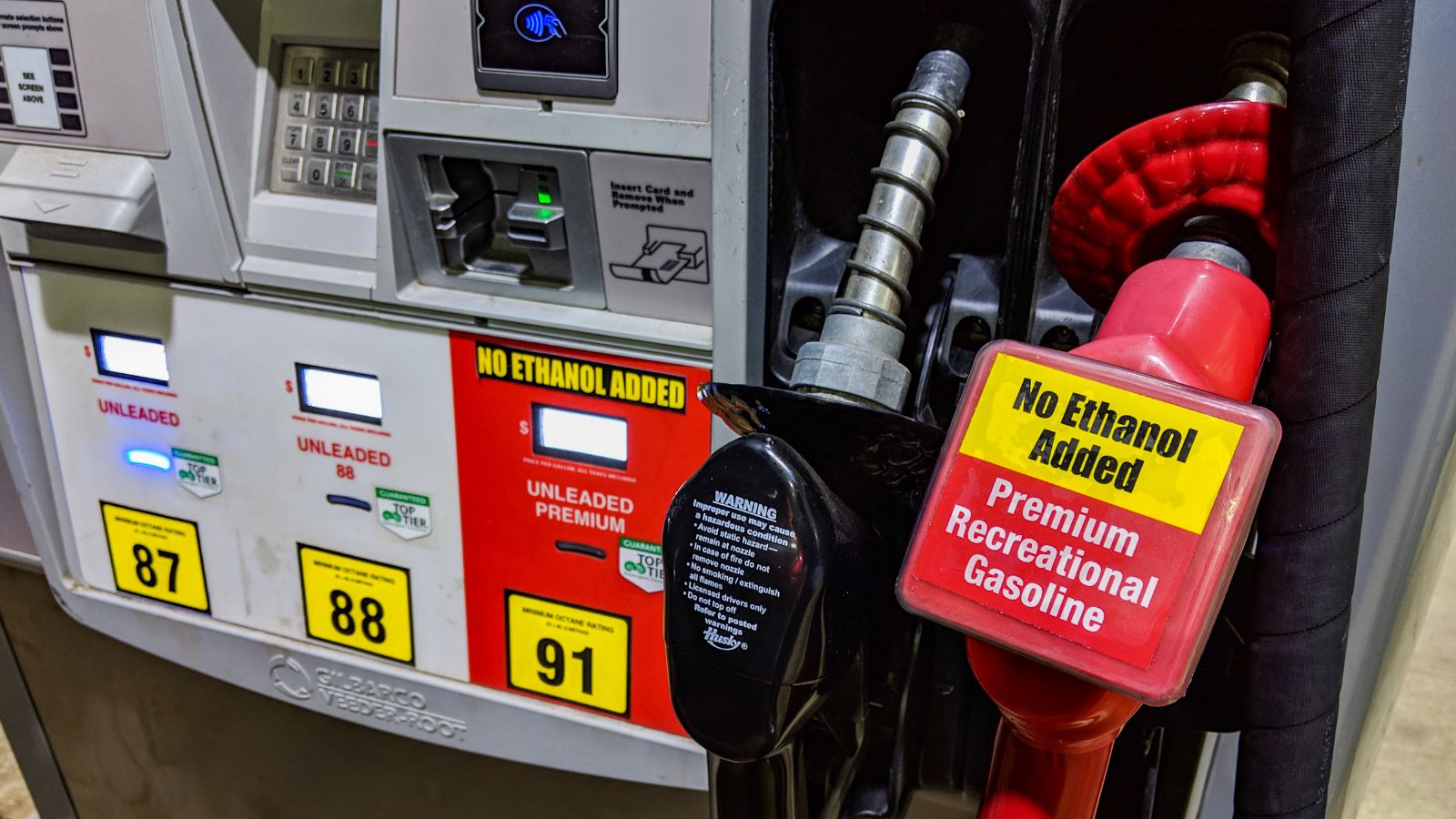 91 octane premium
