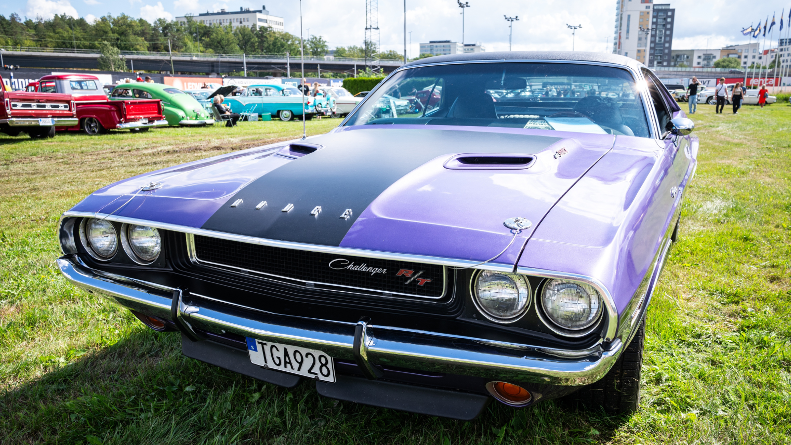 Dodge Challenger RT First Generation in Plum Crazy Purple