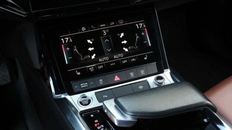 Electric Audi E-Tron climate control