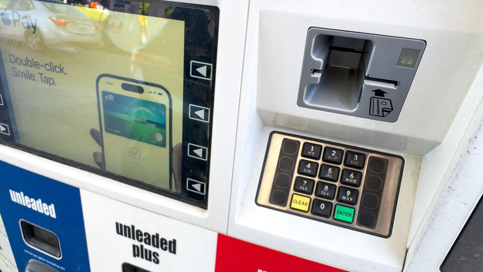 Gas Station Fuel Pump with Card Reader
