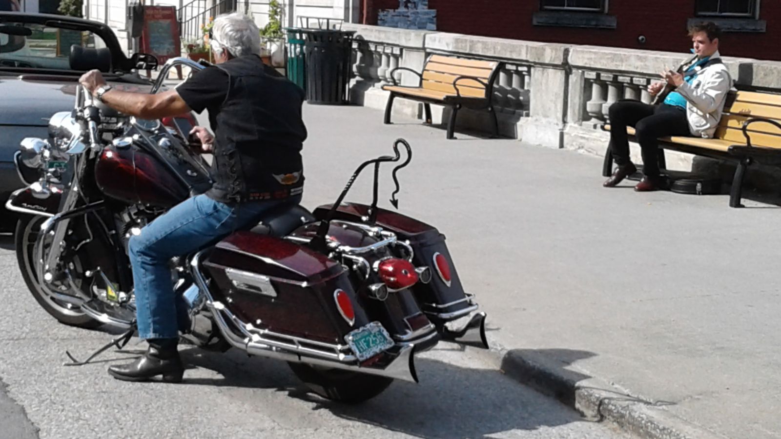 Harley-Davidson rider