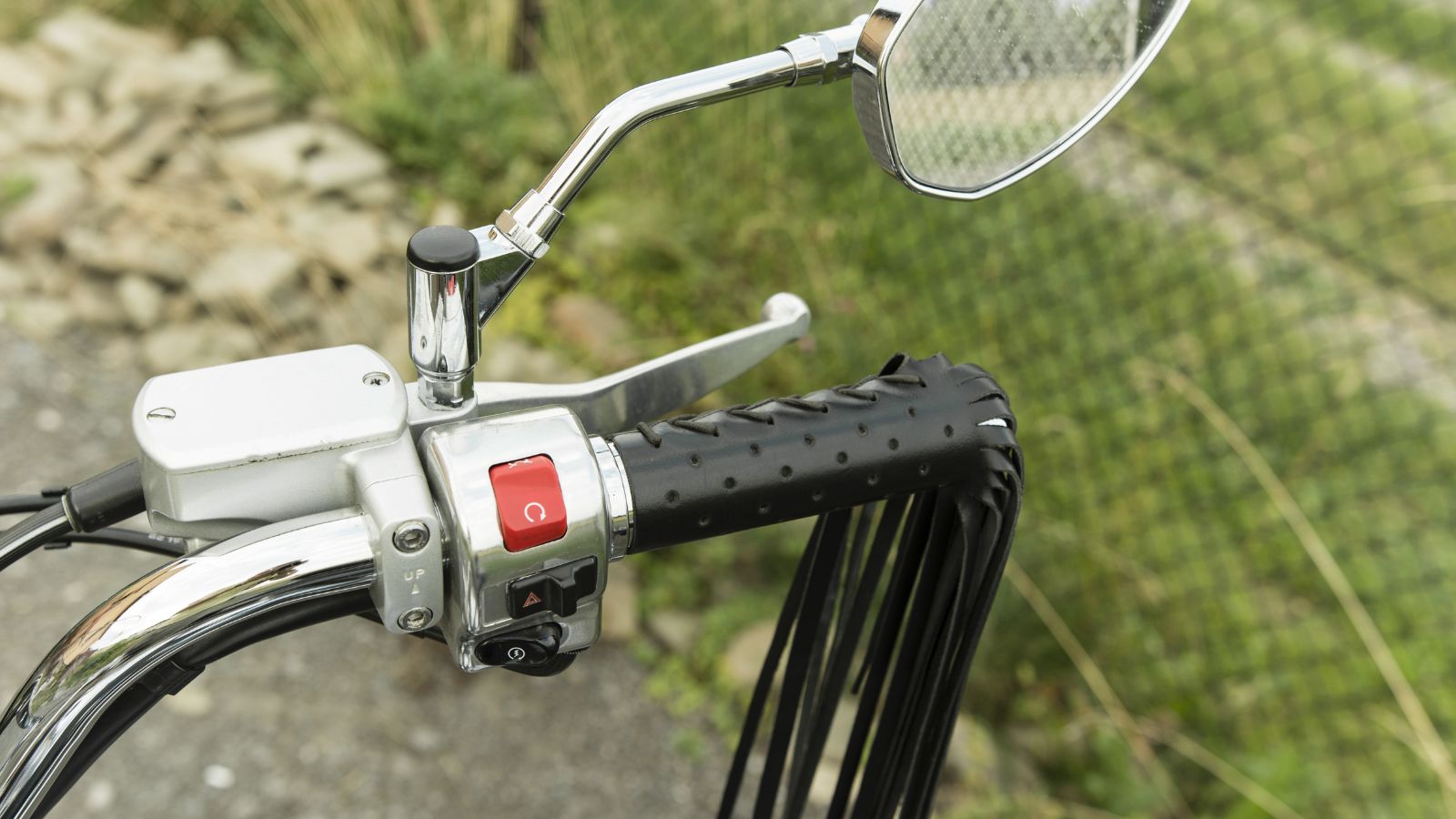 Leather Fringes on Handlebars