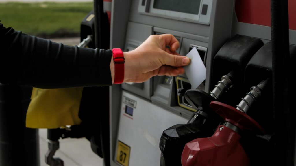 credit card onto a payment reader