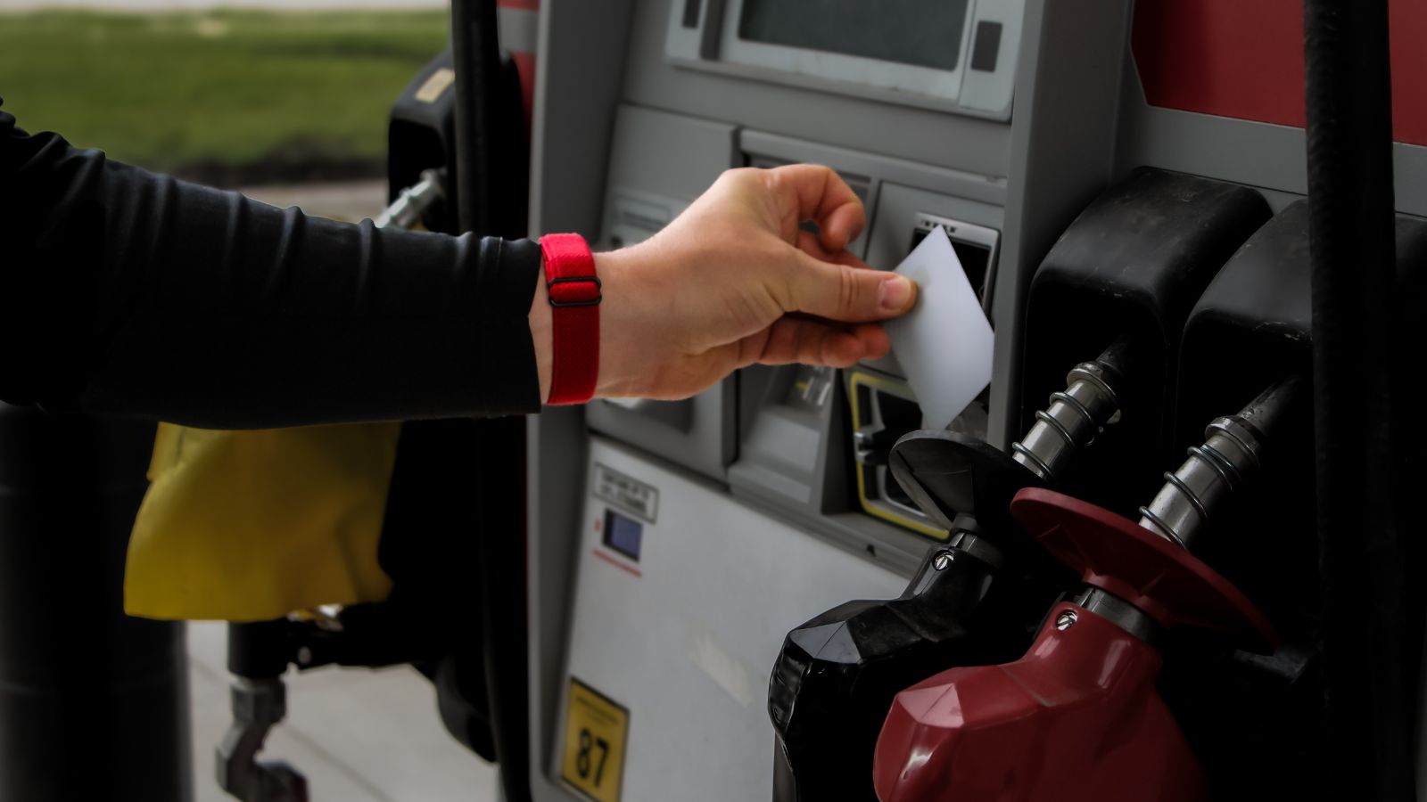 credit card onto a payment reader