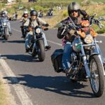 group of bikers