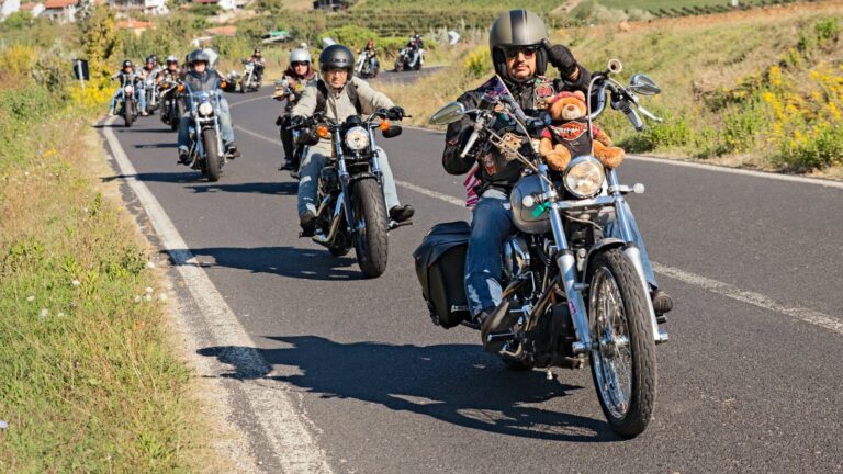 group of bikers