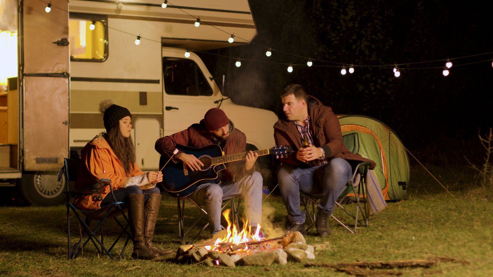 late night party, recreational vehicle
