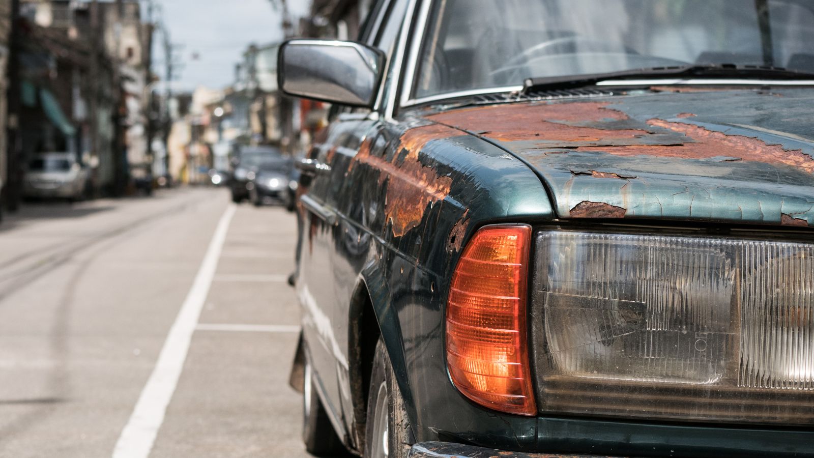 old car with Rust