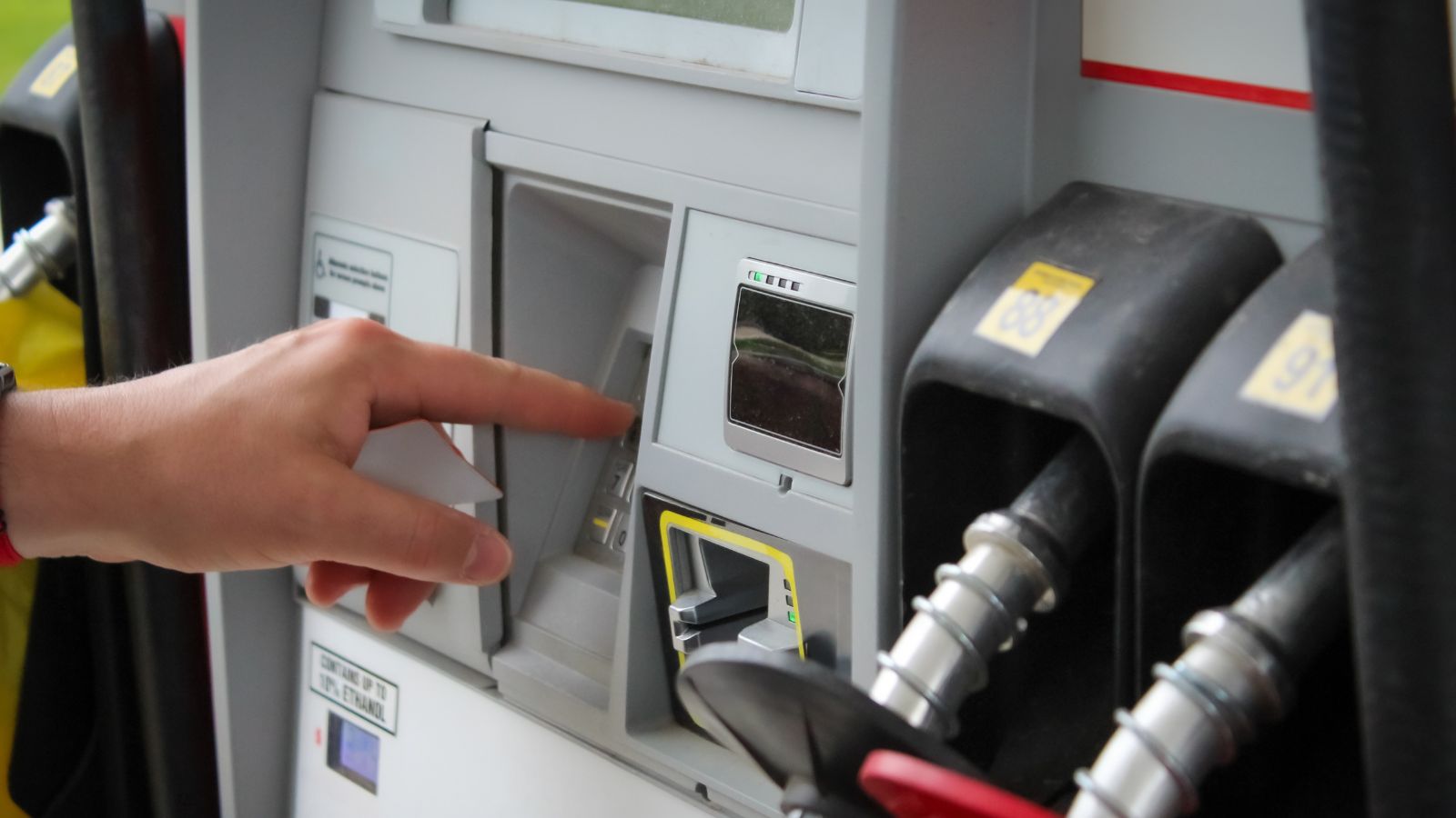 payment card before pumping gas