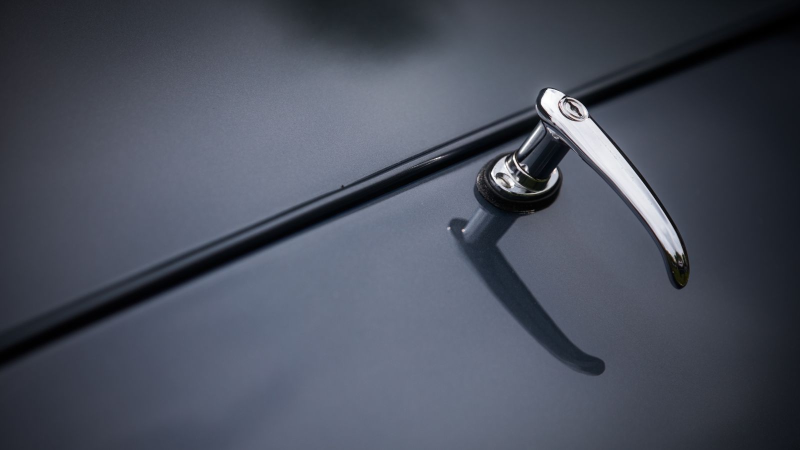vintage car trunk opener lever