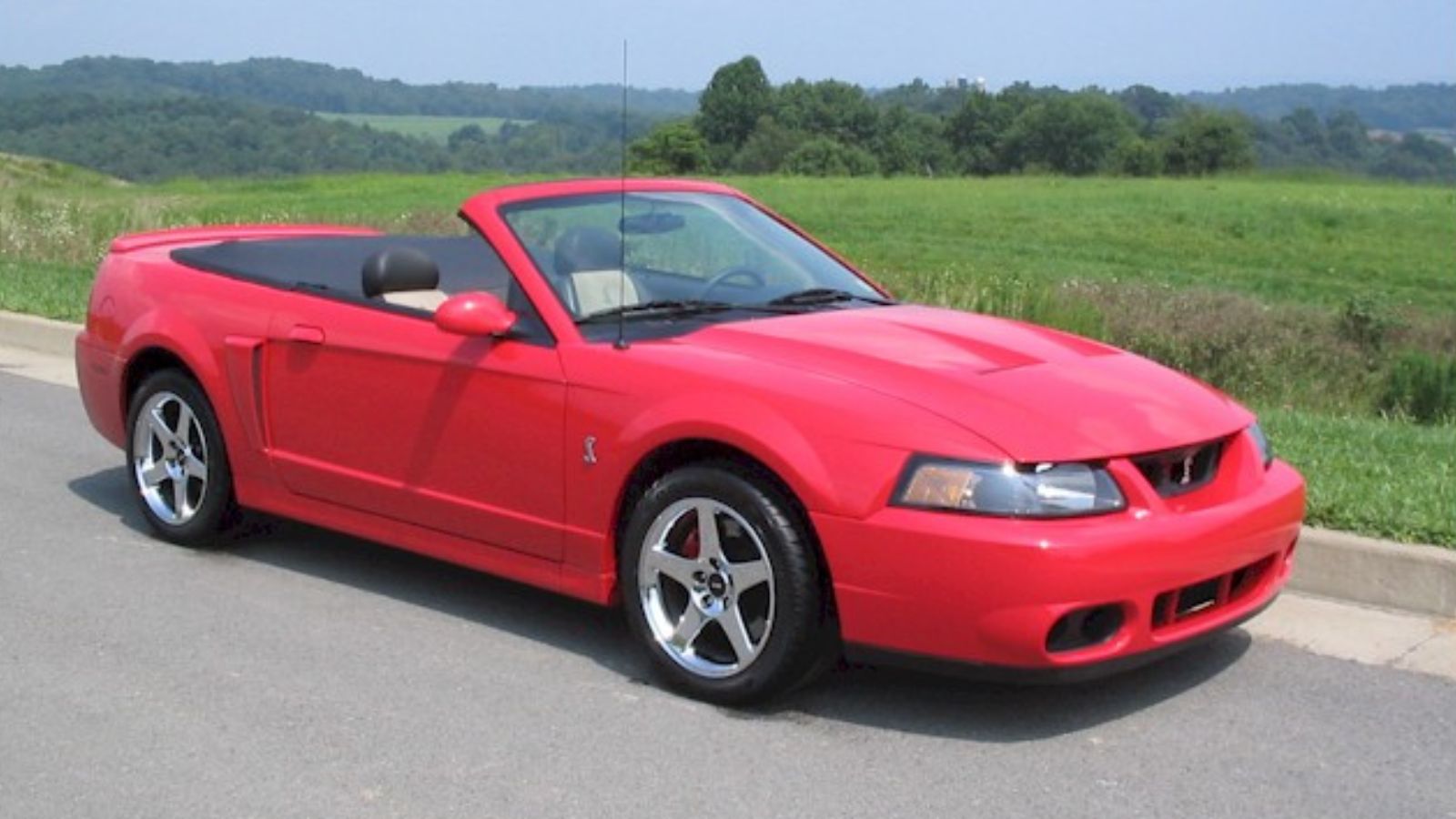 2003 Ford Mustang Cobra Terminator Torch Red Convertible
