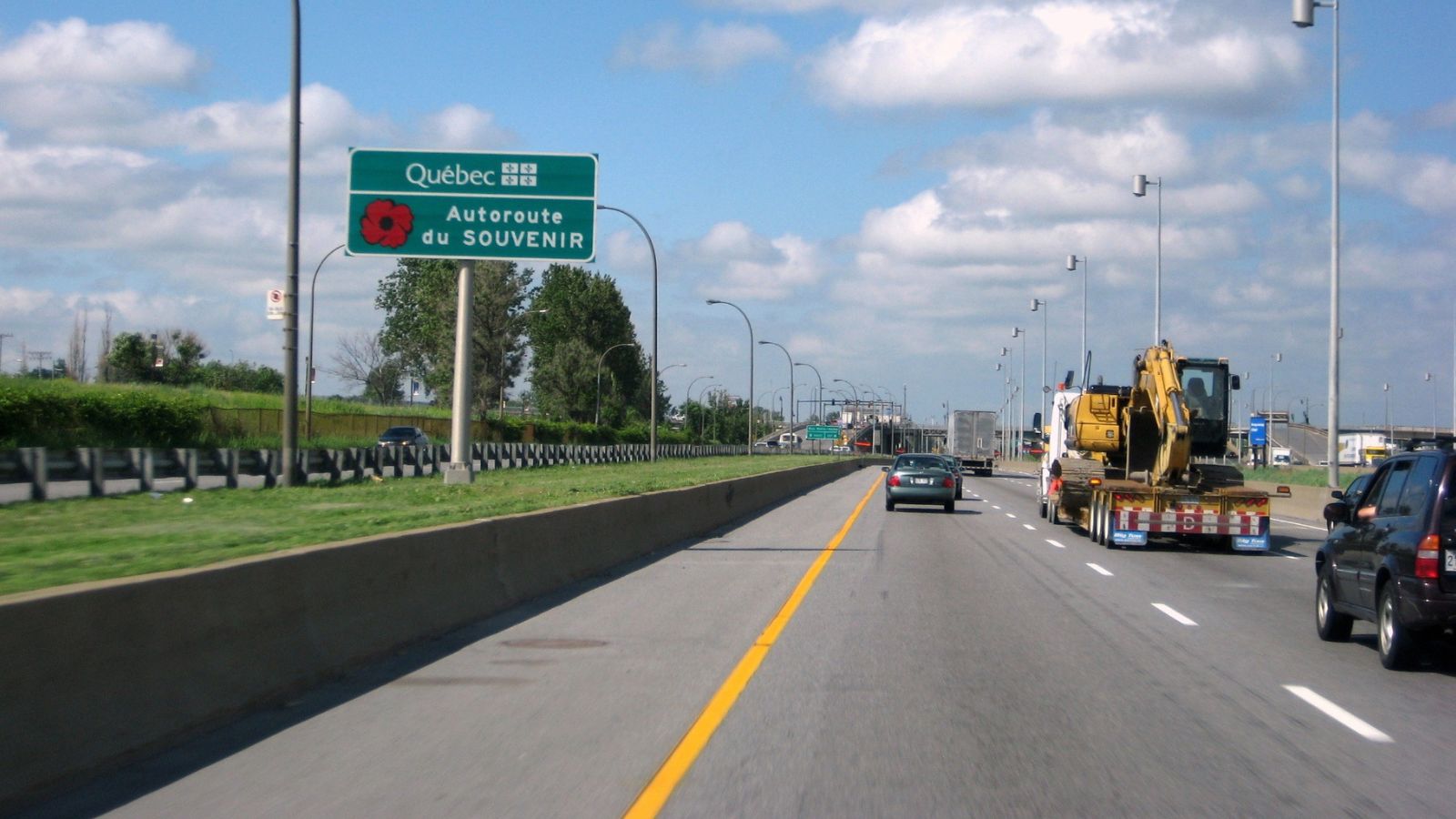 Autoroute 20 westbound in Montreal