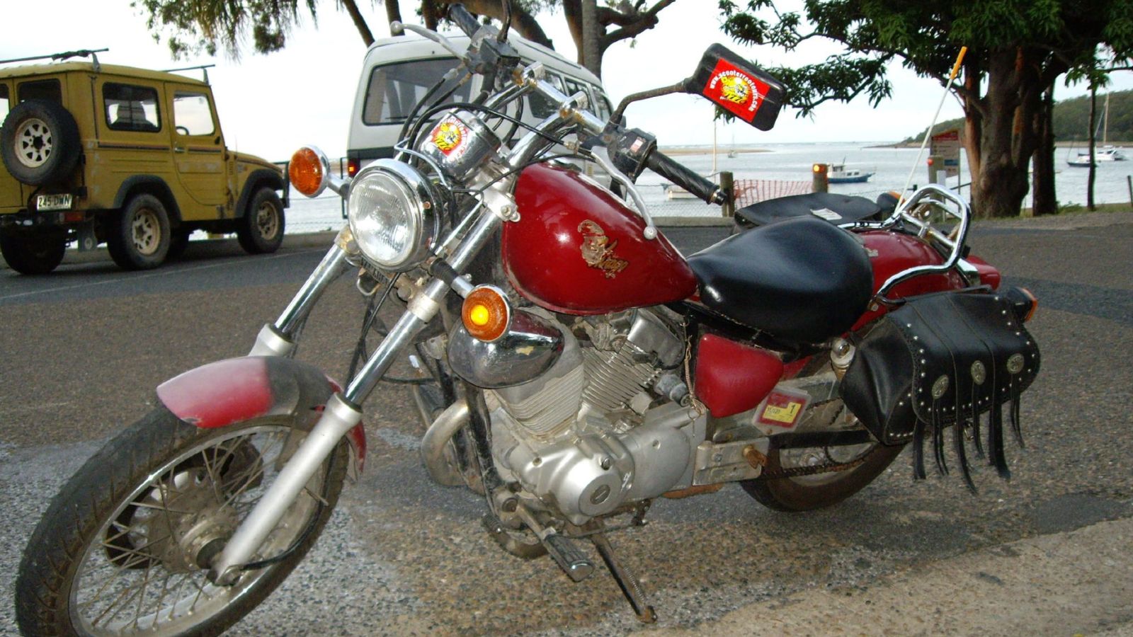 Yamaha Virago 250 Maroon