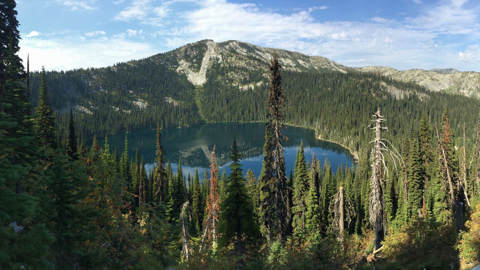 Hidden Lake in Selkirk Mountains, Idaho